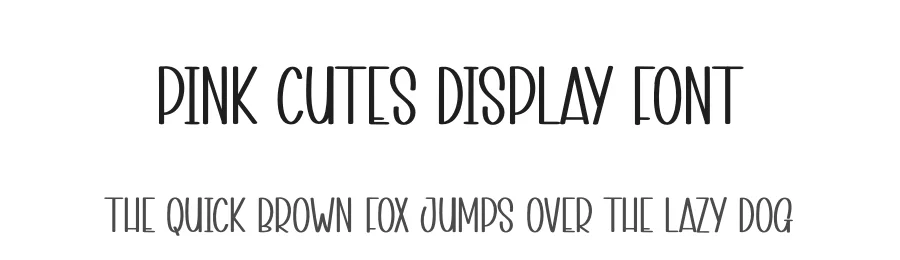 Pink Cutes Display Font by andikastudio — Display Font