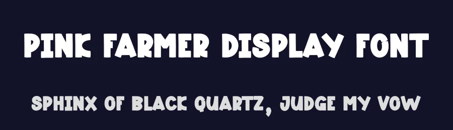 Pink Farmer Display Font by andikastudio — Display Font — thumbnail 2