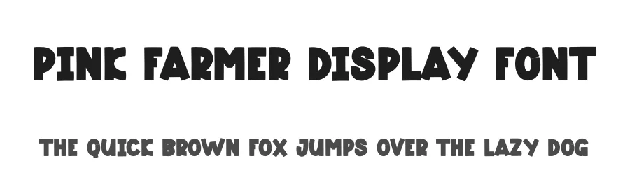Pink Farmer Display Font by andikastudio — Display Font