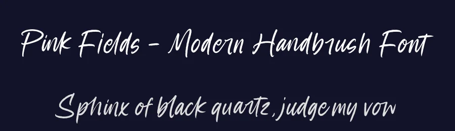 Pink Fields – Modern Handbrush Font by stylishtype.co — Script Handwritten Font — thumbnail 2