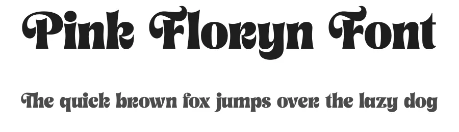 Pink Floryn Font by Rantautype — Serif Font
