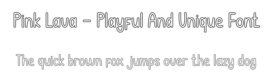 Pink Lava – Playful And Unique Font by andikastudio — Display Font
