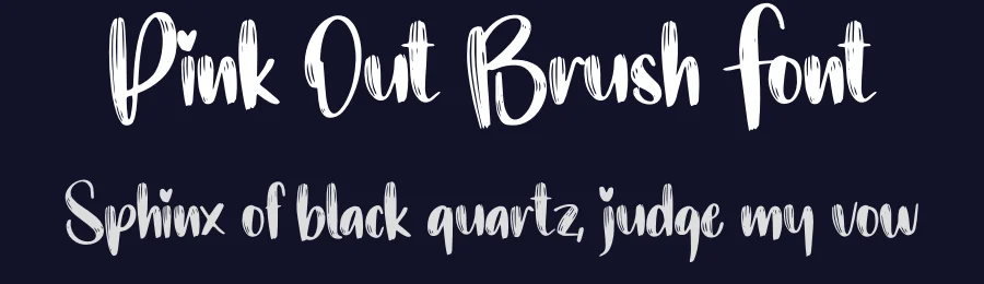 Pink Out Brush Font by creativeletter — Script Handwritten Font — thumbnail 2