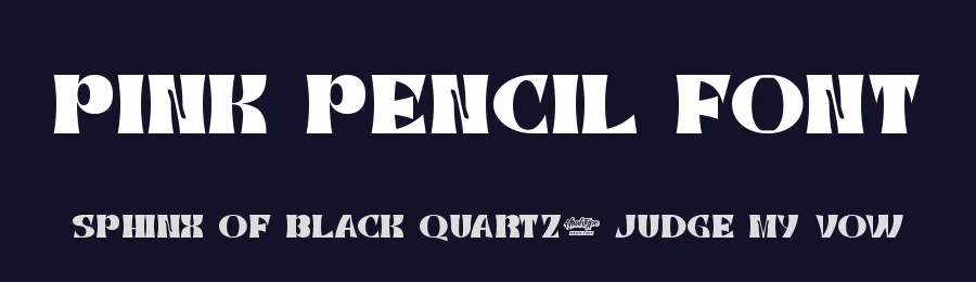 Pink Pencil Font by noahtype — Display Font — thumbnail 2