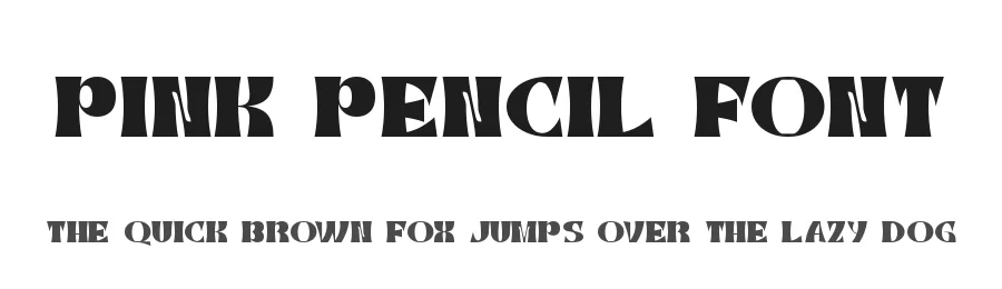 Pink Pencil Font by noahtype — Display Font