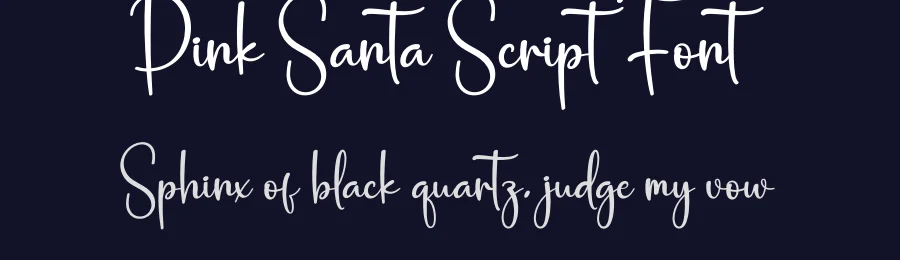 Pink Santa Script Font by creativeletter — Script Handwritten Font — thumbnail 2