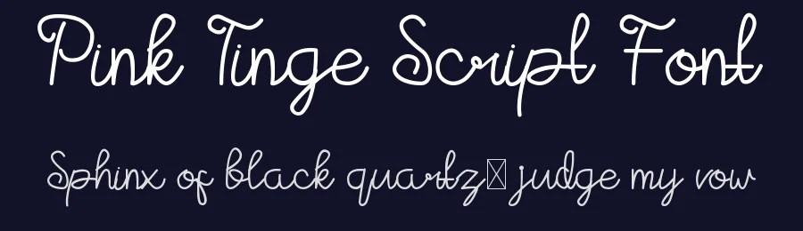 Pink Tinge Script Font by edricstudio — Script Handwritten Font — thumbnail 2
