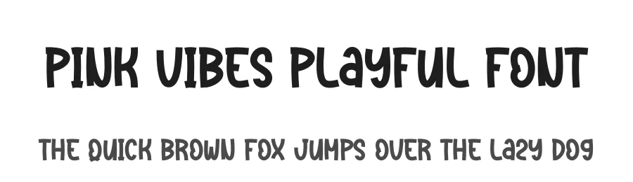 Pink Vibes Playful Font by creativeletter — Display Font