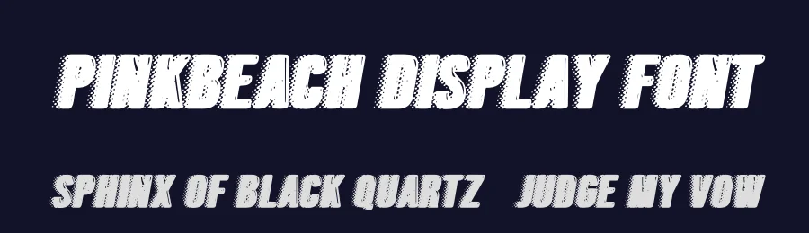 Pinkbeach Display Font by Billy Argel Fonts — Display Font — thumbnail 2