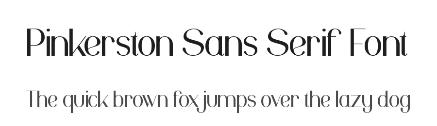 Pinkerston Sans Serif Font by fontkong — Sans Serif Font