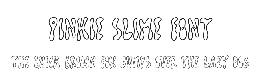 Pinkie Slime Font by Timur type — Decorative Font