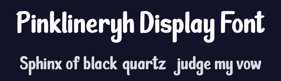 Pinklineryh Display Font by shanayastudio — Display Font — thumbnail 2
