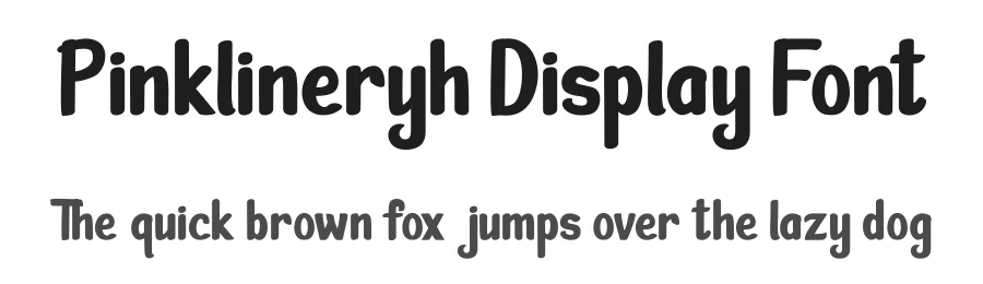 Pinklineryh Display Font by shanayastudio β Display Font