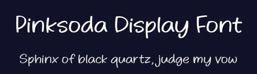 Pinksoda Display Font by balpirick — Display Font — thumbnail 2