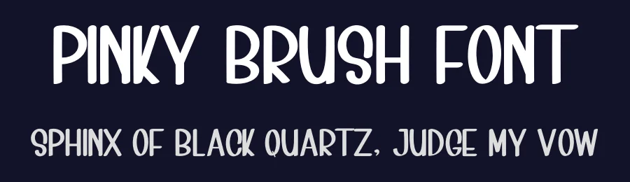 Pinky Brush Font by inermediaSTUDIO — Display Font — thumbnail 2