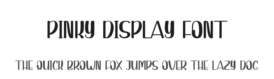 Pinky Display Font by creativeletter — Display Font
