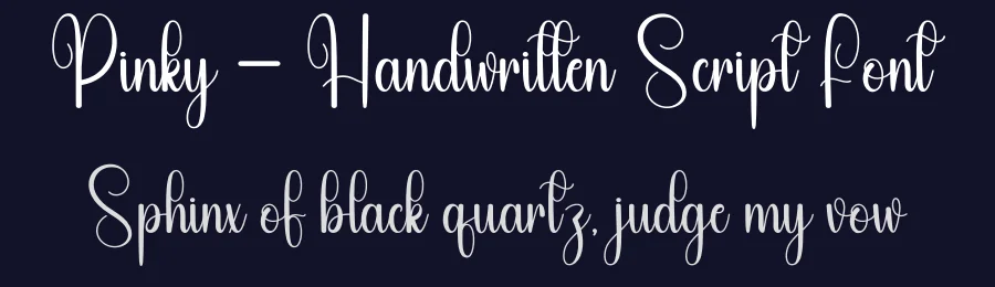Pinky – Handwritten Script Font by andikastudio — Script Handwritten Font — thumbnail 2