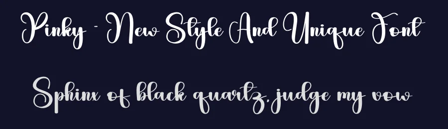 Pinky – New Style And Unique Font by andikastudio — Script Handwritten Font — thumbnail 2