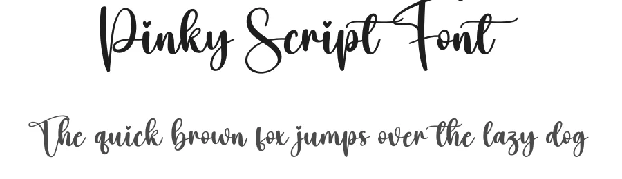Pinky Script Font by creativeletter — Script Handwritten Font