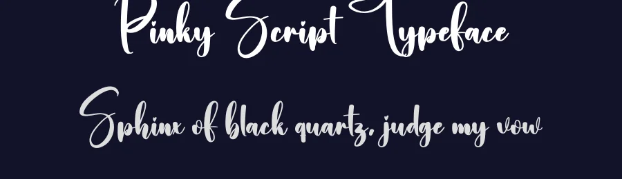 Pinky Script Typeface by creativeletter — Script Handwritten Font — thumbnail 2