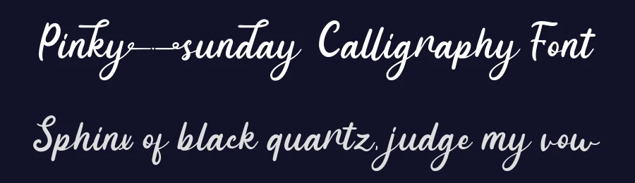 Pinky Sunday Calligraphy Font by Attype-Studio — Script Handwritten Font — thumbnail 2