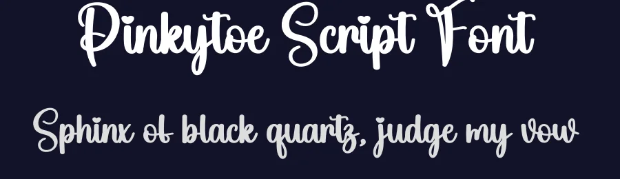 Pinkytoe Script Font by creativeletter — Script Handwritten Font — thumbnail 2