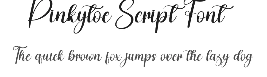 Pinkytoe Script Font by creativeletter — Script Handwritten Font