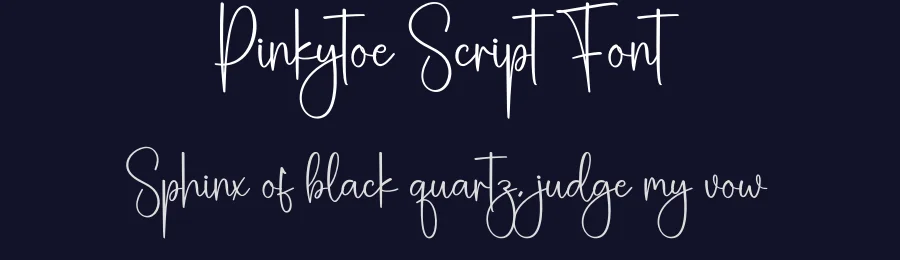 Pinkytoe Script Font by creativeletter — Script Handwritten Font — thumbnail 2