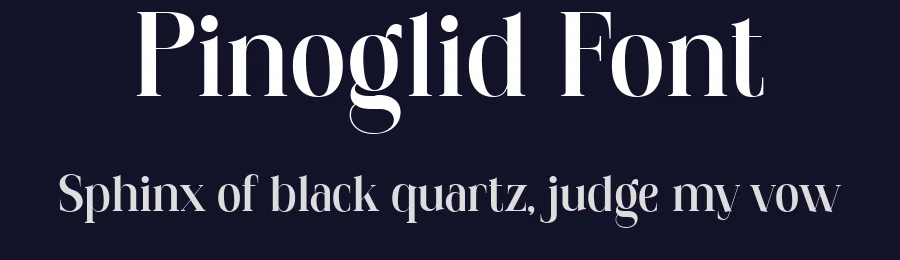 Pinoglid Font by glyphminds.studios — Serif Font — thumbnail 2