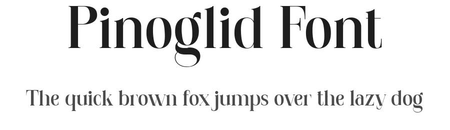 Pinoglid Font by glyphminds.studios — Serif Font