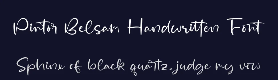 Pintor Belsam Handwritten Font by stylishtype.co — Script Handwritten Font — thumbnail 2