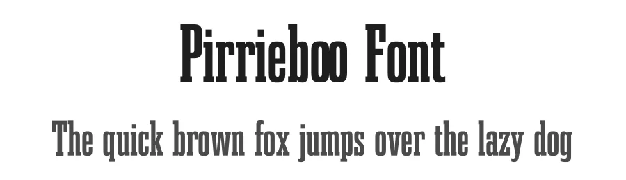 Pirrieboo Font by Artnivora Studio — Slab Serif Font
