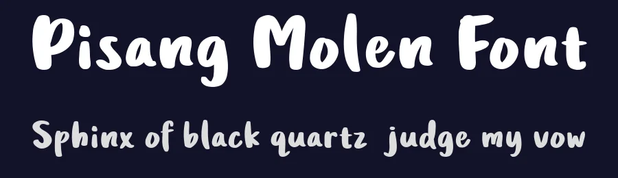 Pisang Molen Font by nasiruzzaman — Script Handwritten Font — thumbnail 2