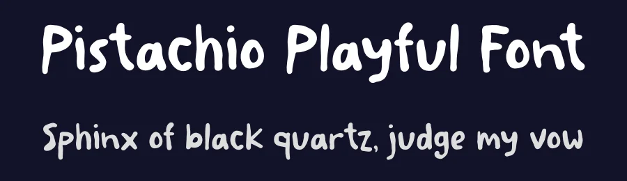Pistachio Playful Font by Aivos Dreams — Display Font — thumbnail 2