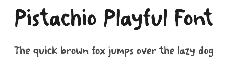 Pistachio Playful Font by Aivos Dreams — Display Font