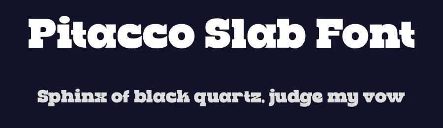Pitacco Slab Font by BRAINWAVES STUDIO — Decorative Font — thumbnail 2