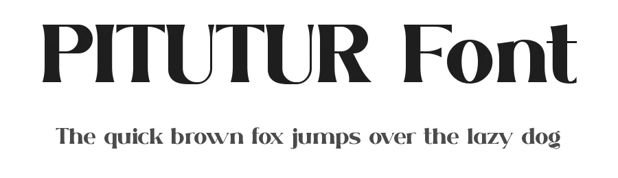 PITUTUR Font by Rautan Studio — Decorative Font