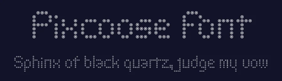 Pixcoose Font by ffeeaarr — Decorative Font — thumbnail 2