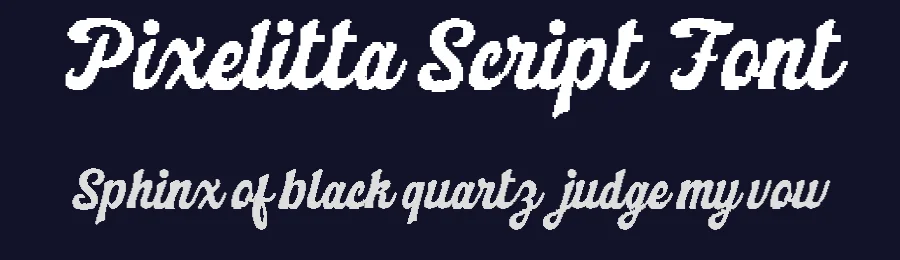 Pixelitta Script Font by Inviline.co — Script Handwritten Font — thumbnail 2