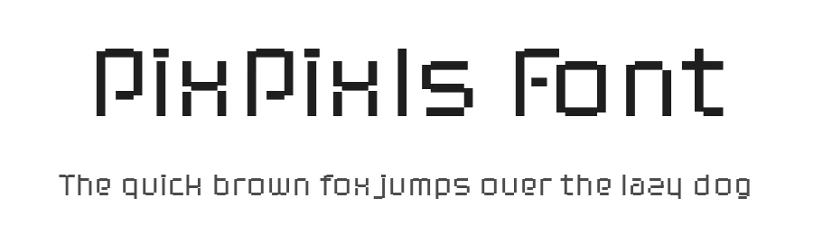 PixPixls Font by ffeeaarr — Decorative Font