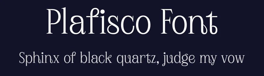 Plafisco Font by Hole Hope Design — Serif Font — thumbnail 2