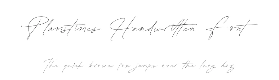 Plamstimes Handwritten Font by Operatype.Co — Script Handwritten Font