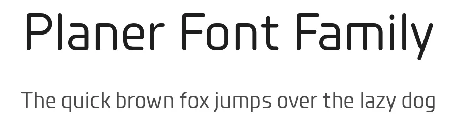 Planer Font Family by Jonathan Hill — Sans Serif Font