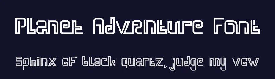 Planet Adventure Font by PutraCetol Studio — Display Font — thumbnail 2