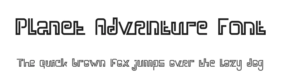 Planet Adventure Font by PutraCetol Studio — Display Font