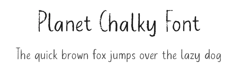 Planet Chalky Font by Allouse.Studio — Display Font