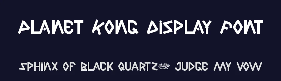 Planet Kong Display Font by noahtype — Decorative Font — thumbnail 2