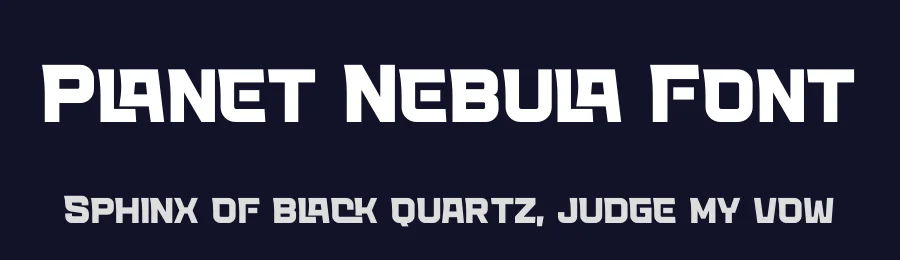 Planet Nebula Font by timelesstype.co — Display Font — thumbnail 2