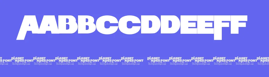 Planet Of The Apes Font by Film Himmel - Jens R. Ziehn — Sans Serif Font — thumbnail 3