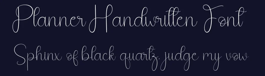 Planner Handwritten Font by andikastudio — Script Handwritten Font — thumbnail 2